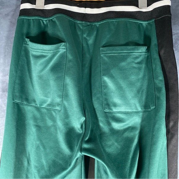 Rocawear Track Pants Sz M Satiny Green Joggers Athletic Retro Y2K Streetwear - Picture 7 of 10